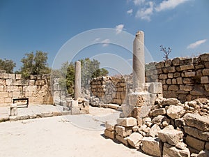 Sebastian, ancient Israel, ruins and excavations