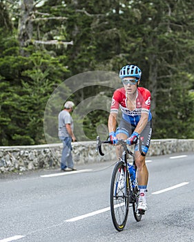 Sebastian Langeveld on Col du Tourmalet - Tour de France 2014