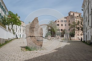 Sebastiano Satta Square. Nuoro (Sardinia - Italy) photo