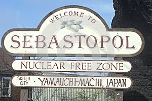 Sebastopol sign