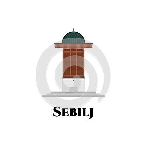 The Sebilj in Bosnia and Herzegovina. Historical national building landmark. A beautiful place to see. Makes for awesome your photo