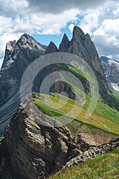 Seceda mountain, Dolomites Italy, Summer hike, Seceda view