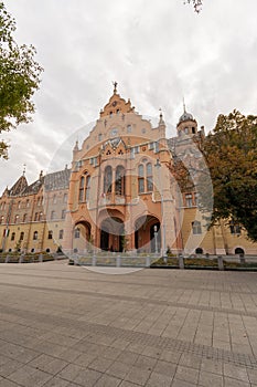 Secession style Town Hall in Kecskemet