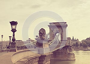 Secheni Bridge in Budapest