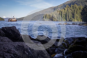 A secluded bay off of South East Alaska's Chatham Strait photo