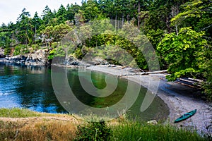 Secluded Bay on San Juan Island Washington photo