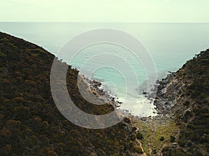 Secluded Beach From the Air