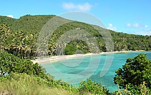 Secluded beach on Bequia