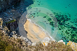 Secluded Beach in Cornwall