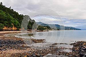 Secluded beach in the Coromandel Peninsula, New Zealand