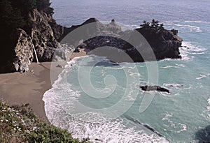 Secluded beach and cove