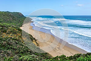 Secluded beach on the Great Ocean Road, Australia