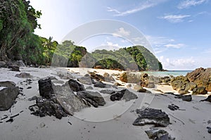 Secluded beach at Koh Kradan