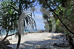 Secluded beach at Koh Kradan