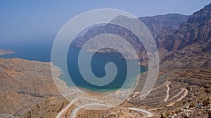 Secluded Beach in the Oman Mountains