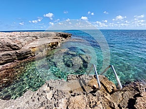 Secluded cove in the south of Italy, Puglia.