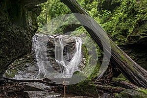 Secluded Ohio Valley Waterfall - St. Marys, West Virginia photo