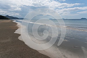 Secluded tropical beach Khura Buri Phang Nga Thailand