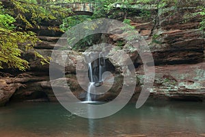 Secluded waterfall photo