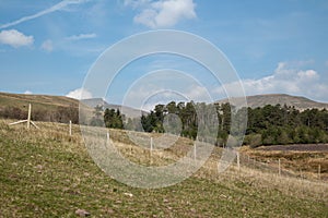 Secnic Welsh mountain landscape