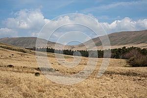 Secnic Welsh mountain landscape