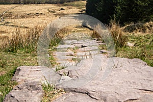 Secnic Welsh mountain landscape