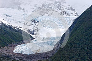 Seco glacier, receding glacier, el calafate, patagonia, argentina