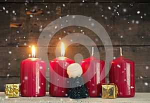 Second Advent, Christmas or Advent background