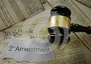 Second Amendment concept photo