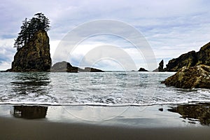 Second Beach in Olympic National Park, Washington, USA