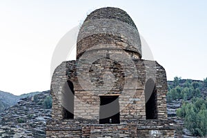 The second-century double-dome vihara (1st and 2nd century CE) in the balo kaley Kandak valley Swat, Pakistan