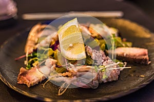 Second course of fish