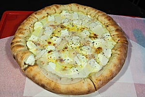 Second course, pizza, soup