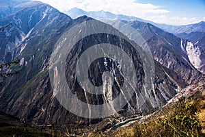 the second deepest canyon in the world: The Apuri­mac Canyon with 4,691 mts, ApurÃ­mac Cuzco.peru