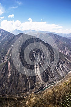 the second deepest canyon in the world: The Apuro­mac Canyon with 4,691 mts, ApurÃ­mac Cuzco.peru