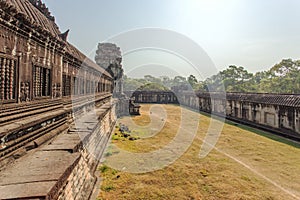 Second enclosure wall, Angkor Wat, Siem Reap, Cambodia.