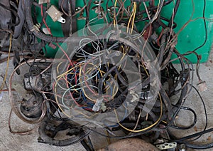 Second hand car electric wiring set