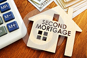 Second Mortgage written on model of home photo