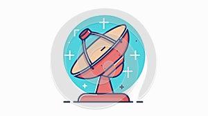 Satellite Dish Icon for Effective Communication Technology Solutions