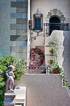 Second story entrance to Powel Crosley's Mansion