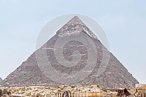 The second-tallest pyramid of Ancient Egypt