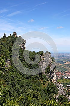 Second tower the Cesta or Fratta San Marino landscape photo