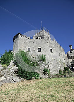 The second tower of Rocca Cesta in the Republic of San Marino. photo