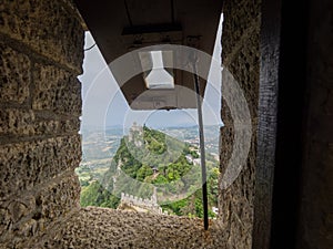 Second tower seen from the first tower, San Marino