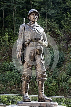 Second world war memorial in Clervaux