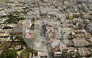 Secondary avenues aerial view