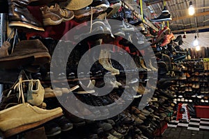 Secondhand footwear store