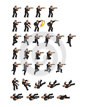 Secret Agent Game Sprite photo