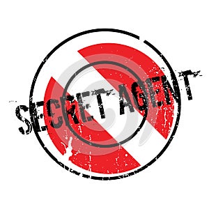 Secret Agent rubber stamp