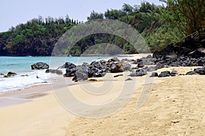 Secret Beach, Kauapea, Kauai, Hawaii, USA